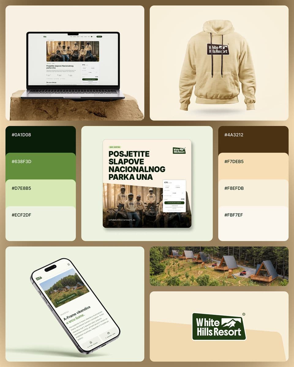 White Hills Resort: premium eko-resort dobio kompletan digitalni identitet