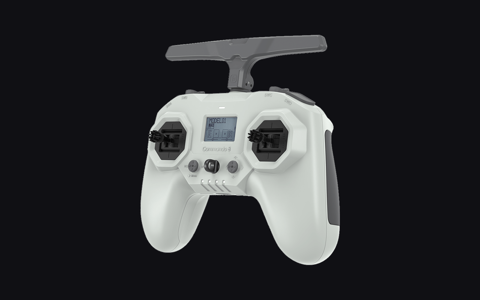 Commando 8 ELRS V2. Radio u ovom kontroleru nema veze sa DJI sistemom u naočalama i to je cijela poenta.